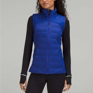 NWT Lululemon Blue Down For It All Vest size 6